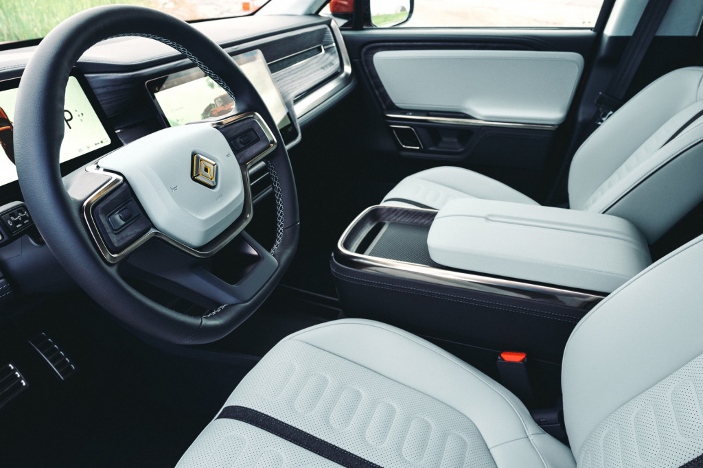 Rivian R1S with revised Ocean Coast interior