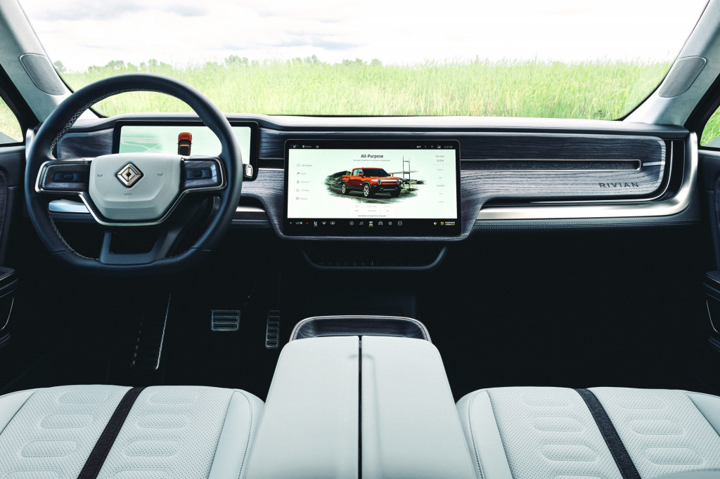 Rivian R1S with revised Ocean Coast interior