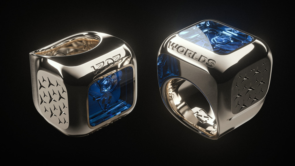 2021 League of Legends World Championship ring designed by Mercedes-Benz