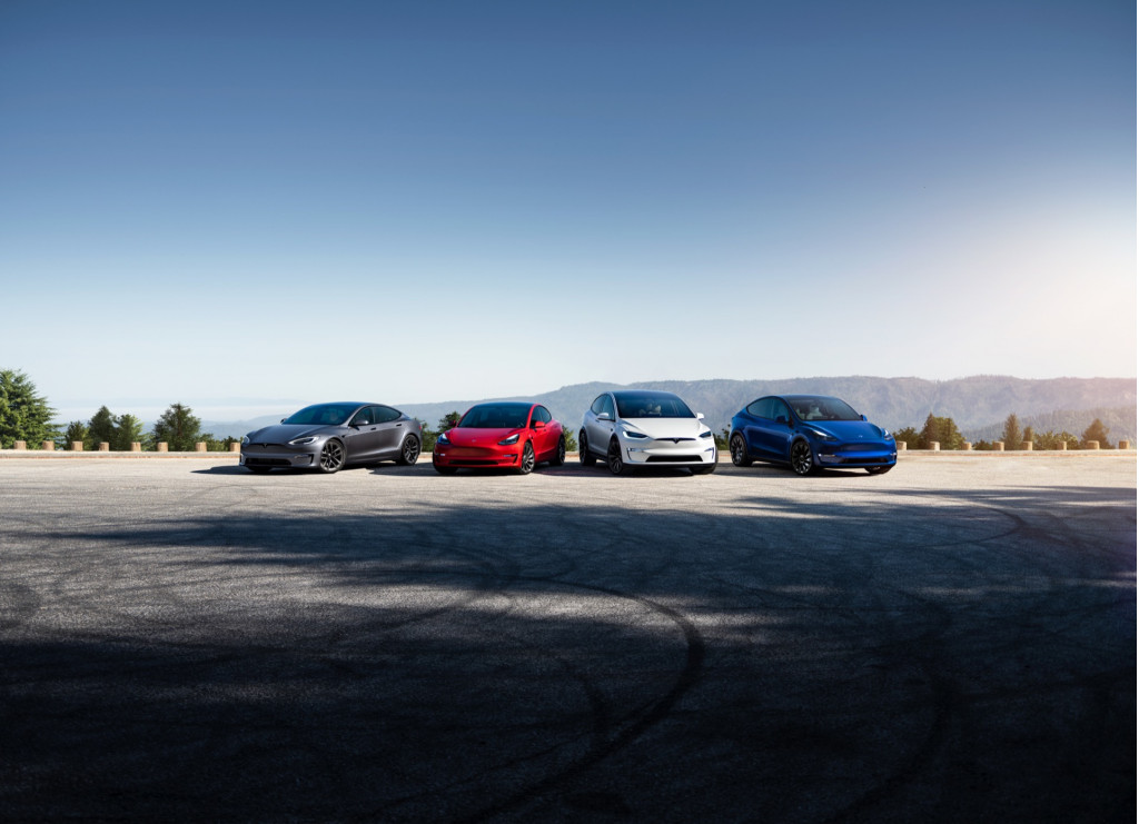 2022 Tesla lineup (Courtesy of Tesla, Inc.)