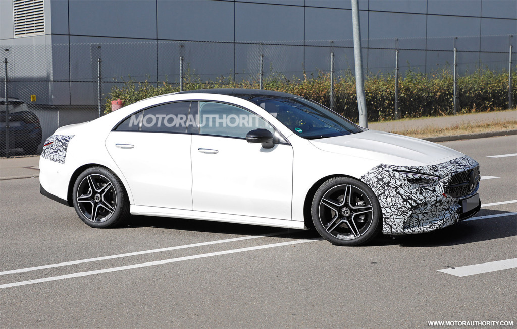 2024 Mercedes-Benz CLA-Class facelift spy shots - Photo credit: S. Baldauf/SB-Medien 2024 Mercedes-Benz CLA-Class facelift spy shots - Photo credit: S. Baldauf/SB-Medien