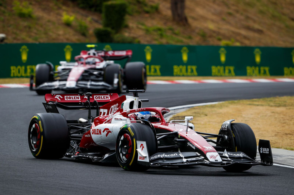 Alfa Romeo at the 2022 Formula 1 Hungarian Grand Prix