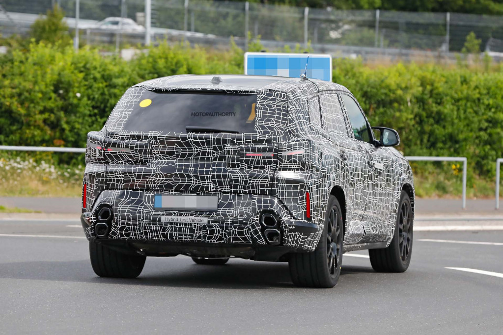 2023 BMW XM spy shots - Photo credit: S. Baldauf/SB-Medien