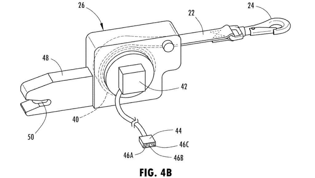 Ford pet restraint system patent image