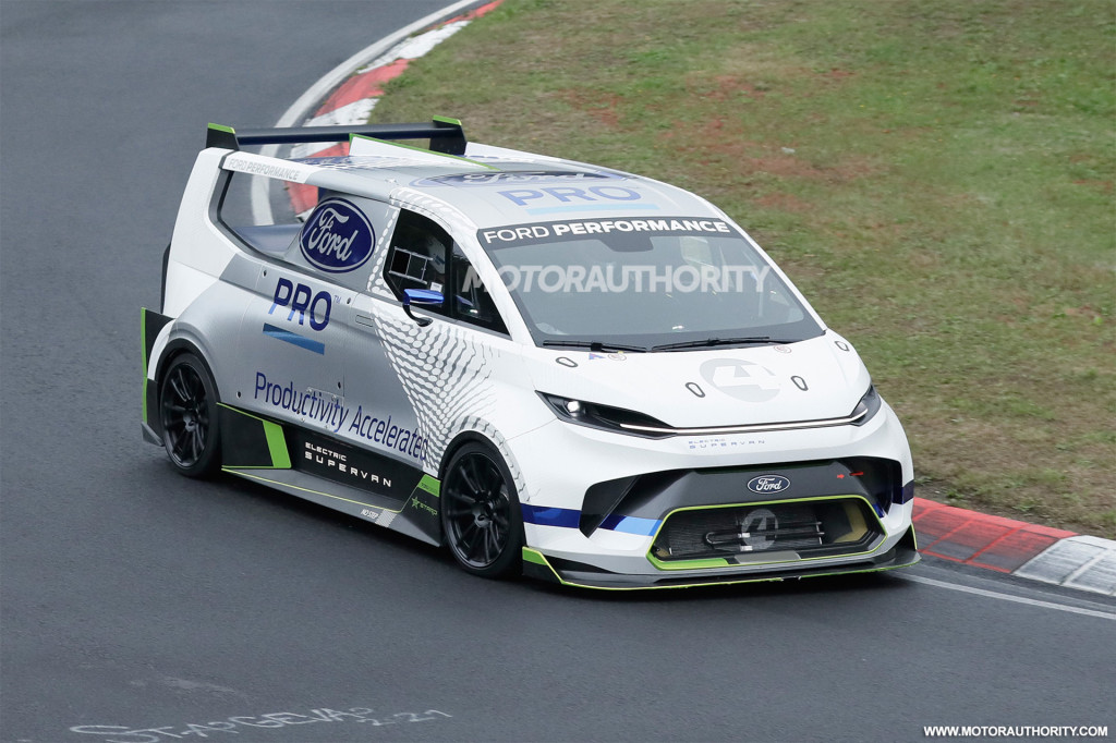 Ford Pro Electric Supervan at the Nürburgring - Photo credit: S. Baldauf/SB-Medien Ford Pro Electric Supervan at the Nürburgring - Photo credit: S. Baldauf/SB-Medien