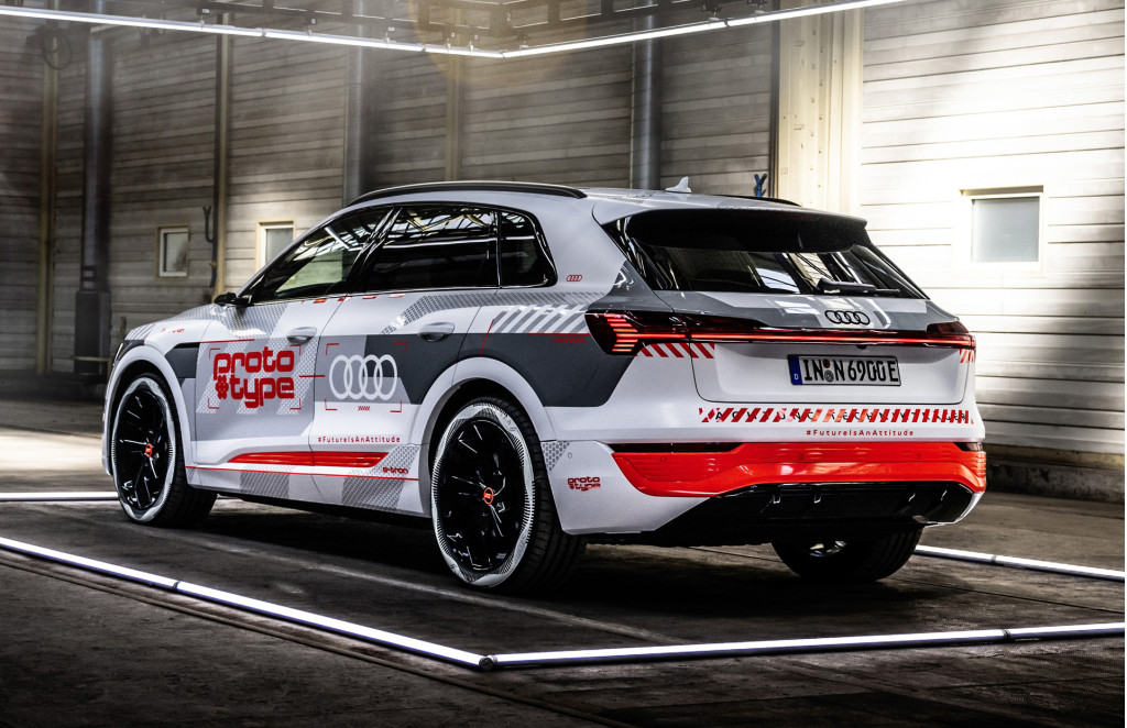 Teaser for updated Audi E-Tron Teaser for updated Audi E-Tron