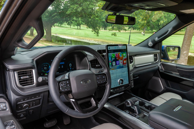 The 2022 Ford F-150 Lightning is still an F-150, which means the Ram 1500 is nicer inside