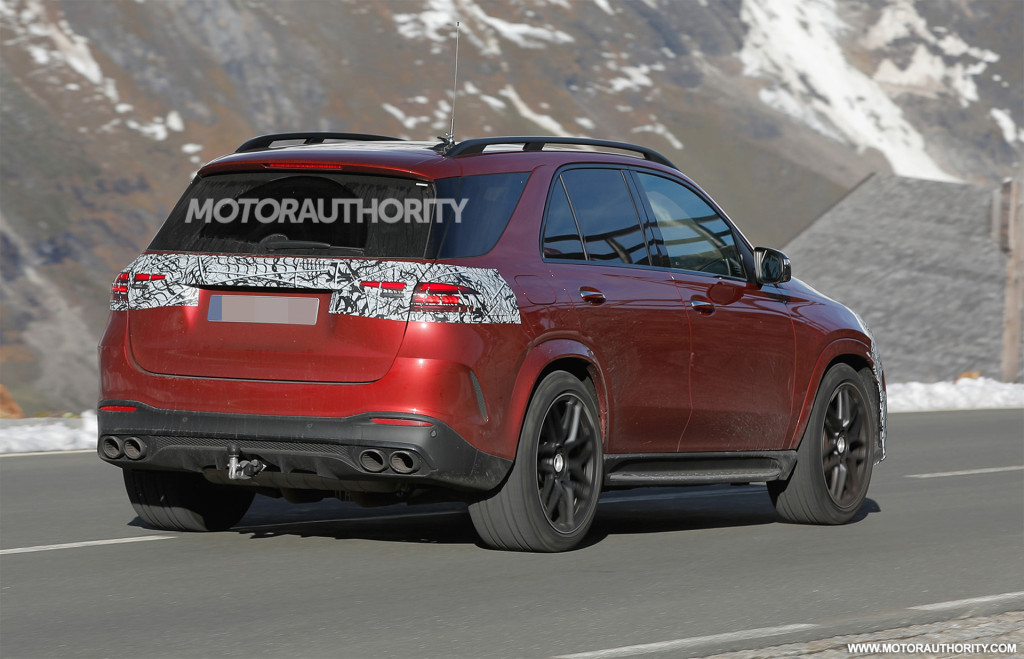 2024 Mercedes-Benz AMG GLE 53 facelift spy shots - Photo credit: S. Baldauf/SB-Medien