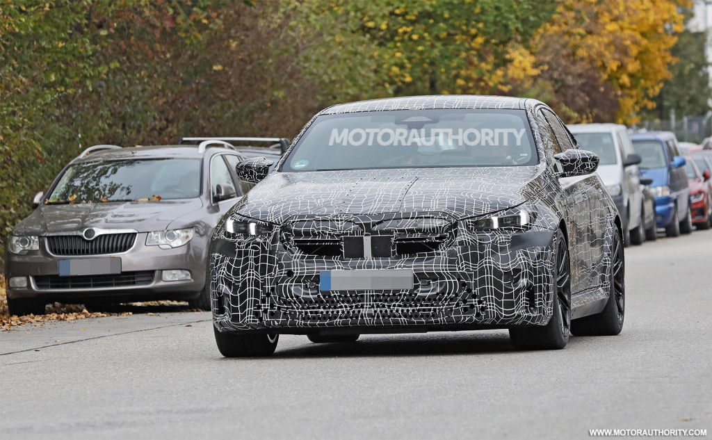 2025 BMW M5 spy shots - Photo credit: S. Baldauf/SB-Medien