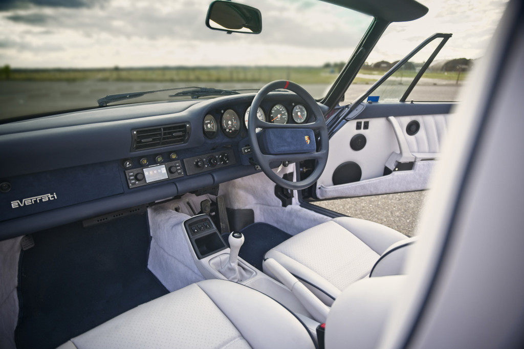 964-generation Porsche 911 Cabriolet electric conversion by Everrati 964-generation Porsche 911 Cabriolet electric conversion by Everrati