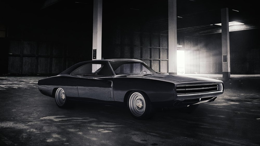 Finale Speed carbon fiber 1970 Dodge Charger body