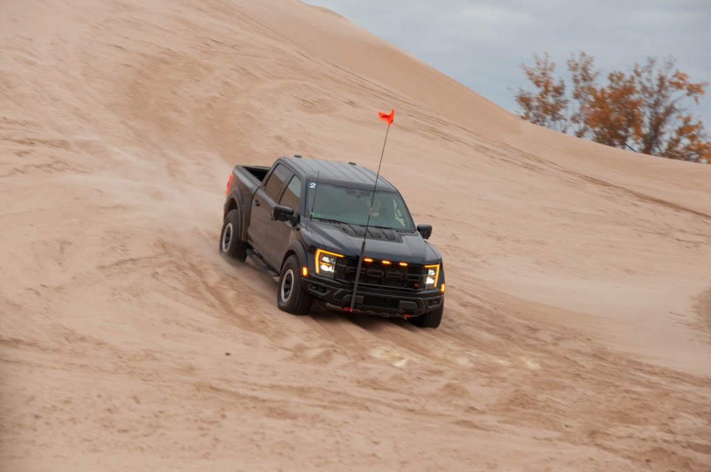 2023 Ford F-150 Raptor R has plenty of squish on its soft suspension and 37-inch tires