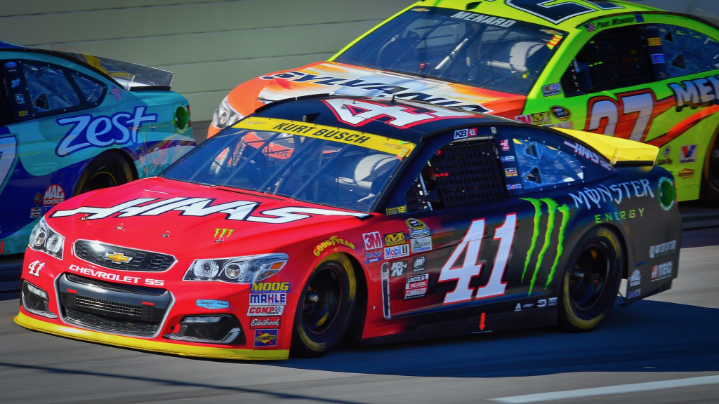 Kurt Busch driving the number 41 Chevrolet SS in the NASCAR Cup Series