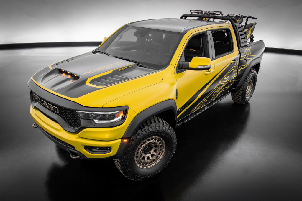 Ram 1500 TRX Gold Star concept for the 2022 SEMA show