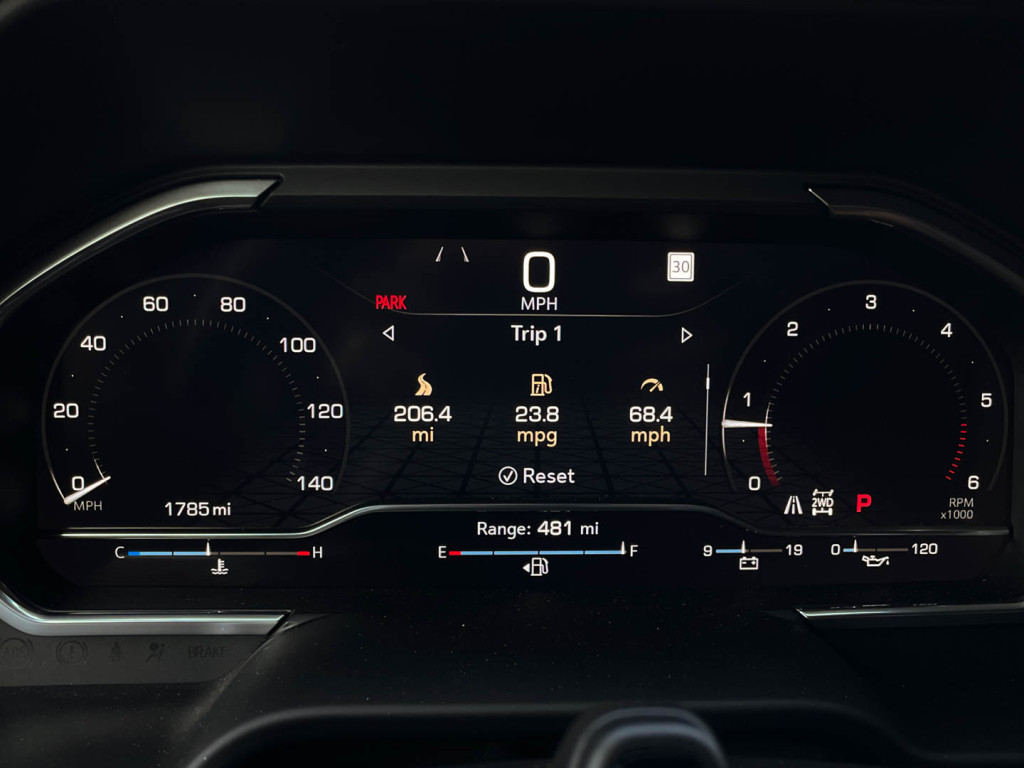 2022 GMC Sierra 1500 Denali Ultimate sips diesel fuel on the highway 2022 GMC Sierra 1500 Denali Ultimate sips diesel fuel on the highway