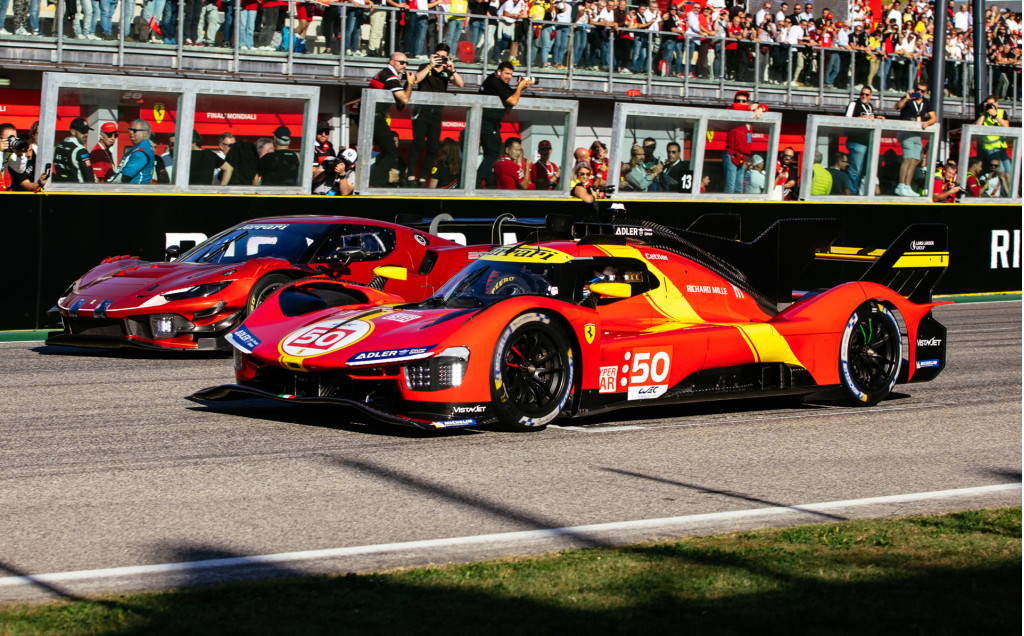 2023 Ferrari 499P LMH race car