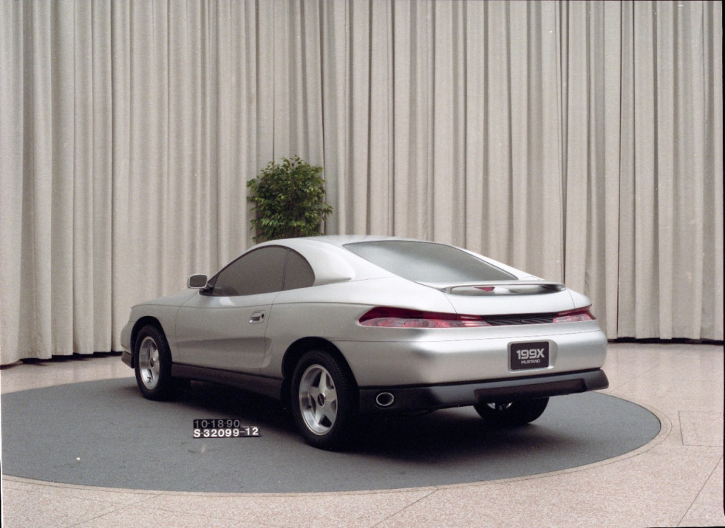 The fastback layout of the 1994 Mustang proposal named Rambo meant the car would likely have been a liftback, which was actually abandoned in production for the first time since the 1974 Mustang II (Courtesy of Ford Motor Company) The fastback layout of the 1994 Mustang proposal named Rambo meant the car would likely have been a liftback, which was actually abandoned in production for the first time since the 1974 Mustang II (Courtesy of Ford Motor Company)