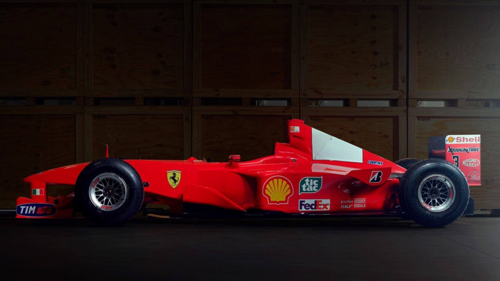 2000 Ferrari F2000 chassis 198 driven by Michael Schumacher (photo via RM Sotheby's)