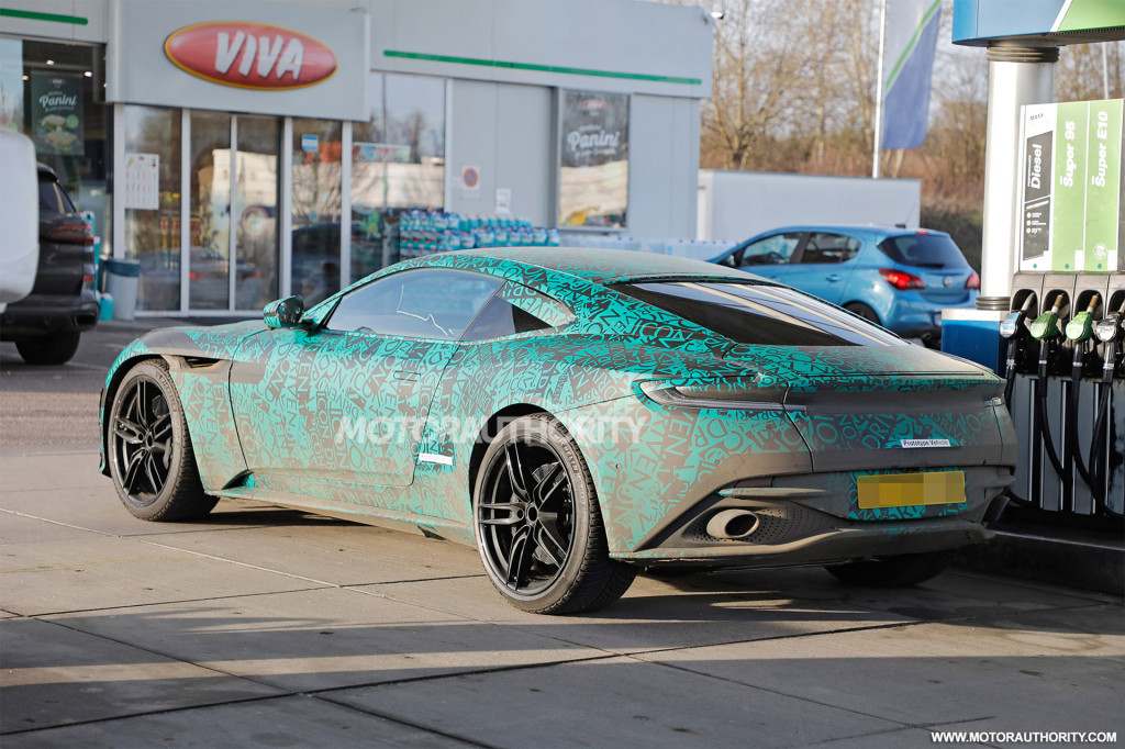 2024 Aston Martin DB11 facelift spy shots - Photo credit: Baldauf 2024 Aston Martin DB11 facelift spy shots - Photo credit: Baldauf