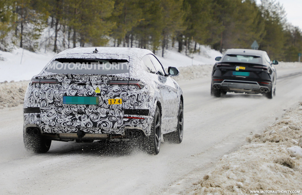 2024 Lamborghini Urus plug-in hybrid spy shots - Photo credit: Baldauf