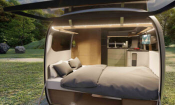 Airstream rethinks the travel trailer for EVs and urban garages