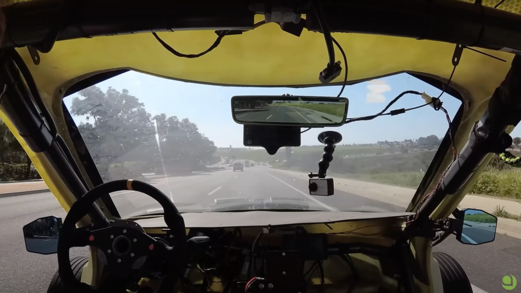Aptera EV prototype with Openpilot driver-assistance system Aptera EV prototype with Openpilot driver-assistance system