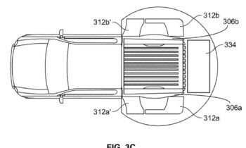 Rivian patents Ram Box-like bed storage system