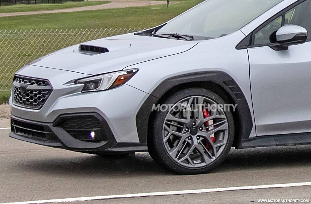 2024 Subaru WRX hotter variant spy shots - Photo credit: Baldauf 2024 Subaru WRX hotter variant spy shots - Photo credit: Baldauf
