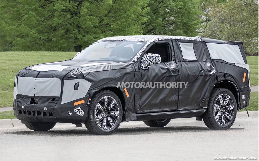 2025 Cadillac Escalade IQ spy shots - Photo credit: Baldauf