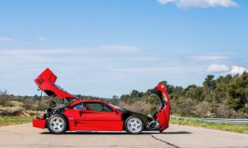 Ferrari F40 given to Alain Prost headed to auction