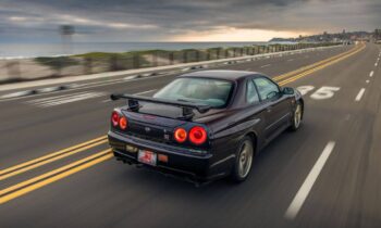 US-legal R34 Nissan Skyline GT-R in Midnight Purple up for sale