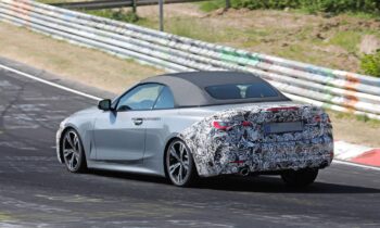 2024 BMW 4-Series convertible spy shots