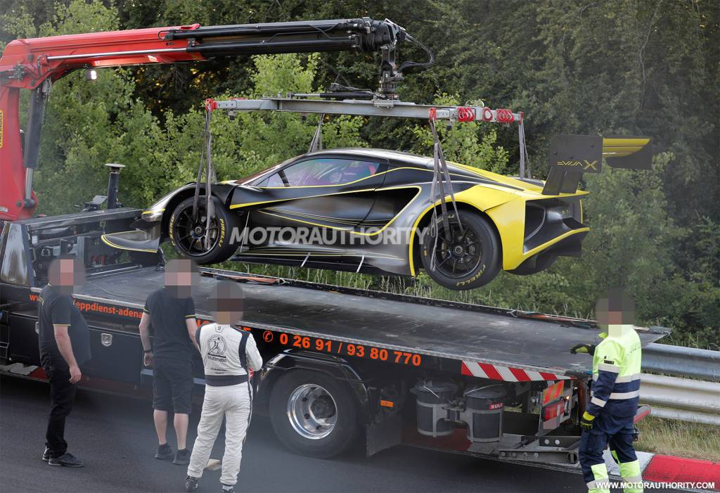 Lotus Evija X during Nürburgring lap record attempt - Photo credit: Baldauf
