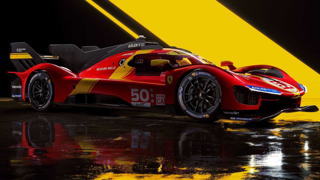 2023 Ferrari 499P LMH race car