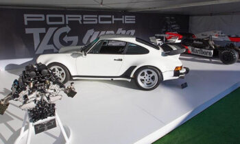 Ex-F1 driver turned artist hand paints 930 TAG Turbo by Lanzante