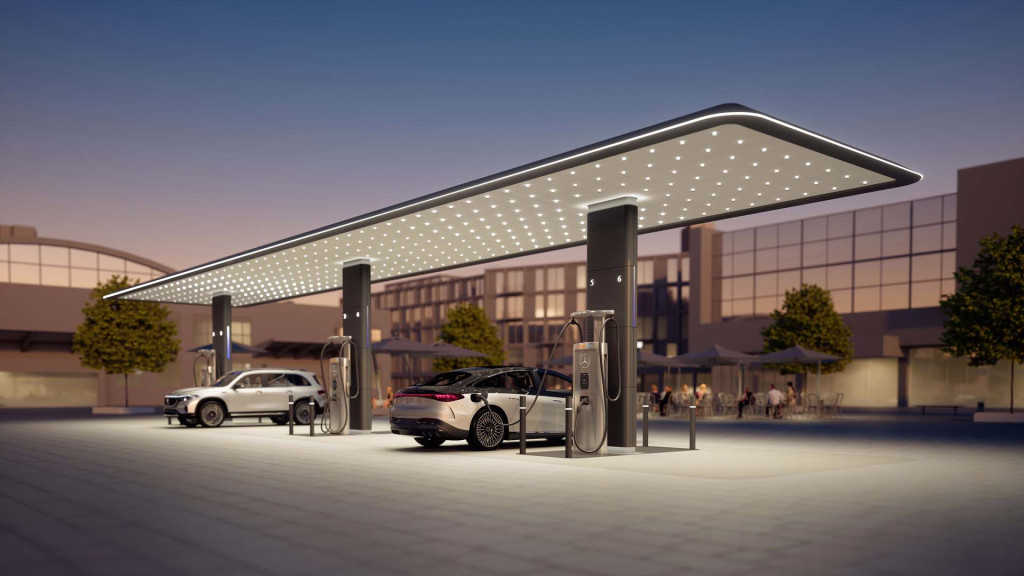 Mercedes-Benz EV charging station Mercedes-Benz EV charging station