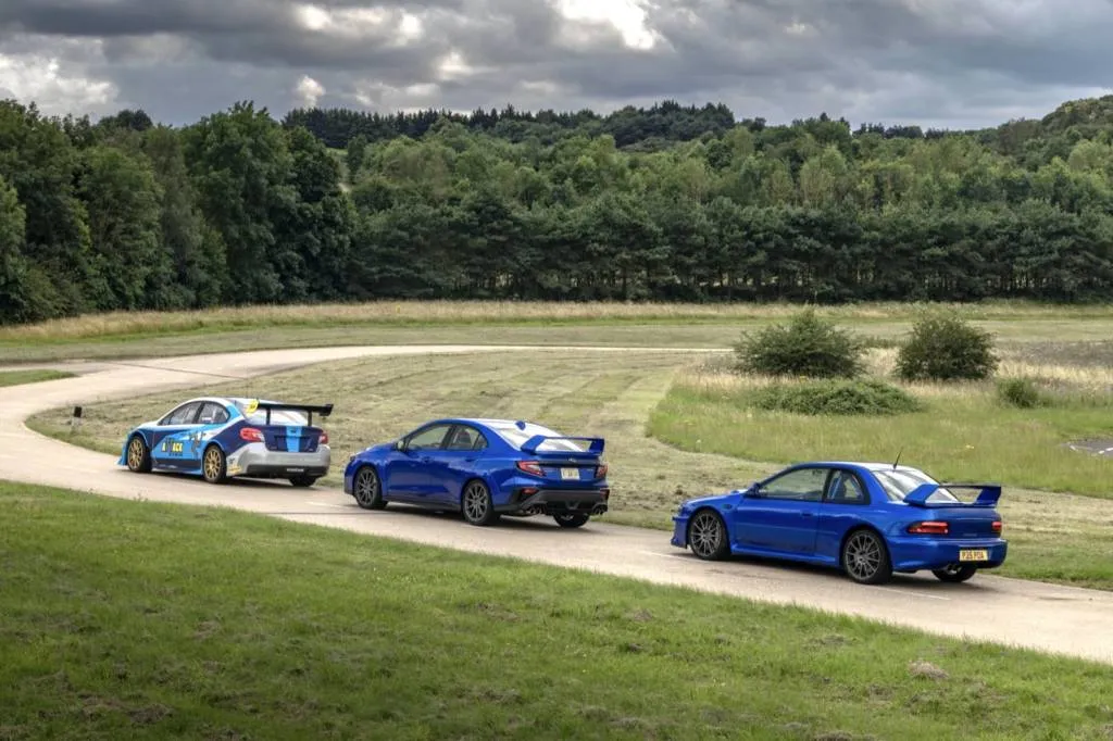 WRX by Prodrive, Prodrive P25, and Isle of Man Time Attack WRX STI