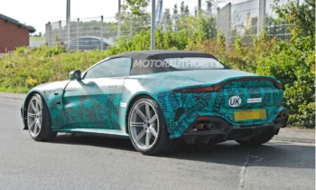 2024 Aston Martin Vantage Roadster spied for first time