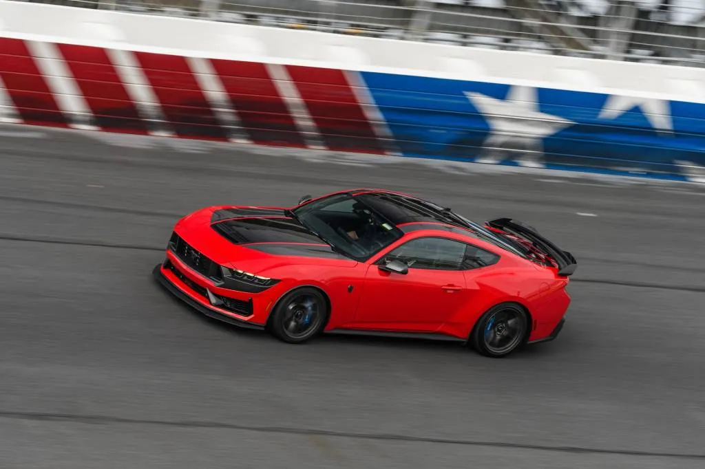 2024 Ford Mustang Dark Horse at Charlotte Motor Speedway, July 2023