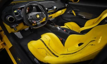 Custom Ferrari 812 Competizione features a sketched livery