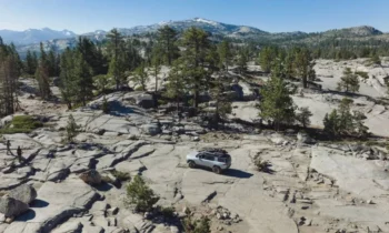 Rivian R1S tackles Rubicon off-road trail, a production EV first