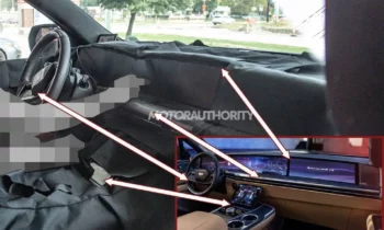 2025 Cadillac Escalade spied with Escalade IQ's high-tech cabin