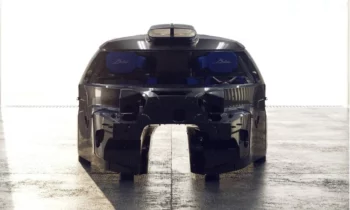 Bugatti shows off Bolide's carbon-fiber tub