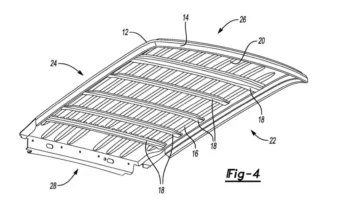 Ford might take zone lighting to a vehicle's roof