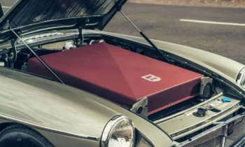 Frontline pairs electric motor with manual for MGB restomod