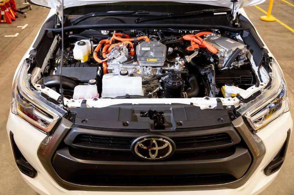Toyota Hilux hydrogen fuel-cell prototype Toyota Hilux hydrogen fuel-cell prototype