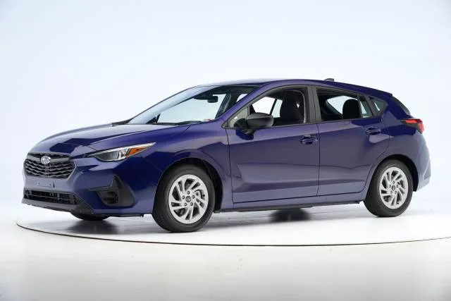 2024 Subaru Impreza, before IIHS crash test 2024 Subaru Impreza, before IIHS crash test