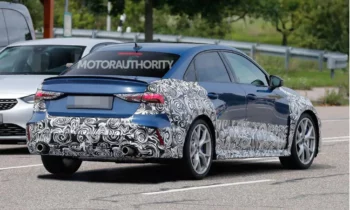 2025 Audi RS 3 spied testing with updates