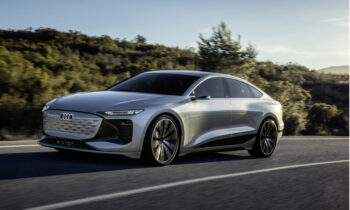 2025 Audi A6 E-Tron electric sedan spied