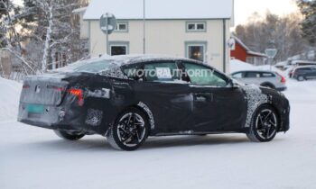 2025 Kia K4 (Forte) spied with striking design